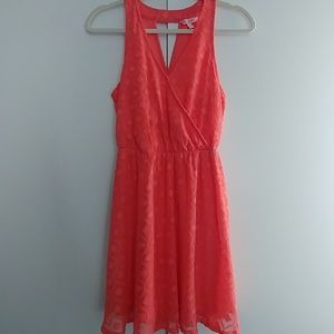 Candie's Coral Sleeveless Dress